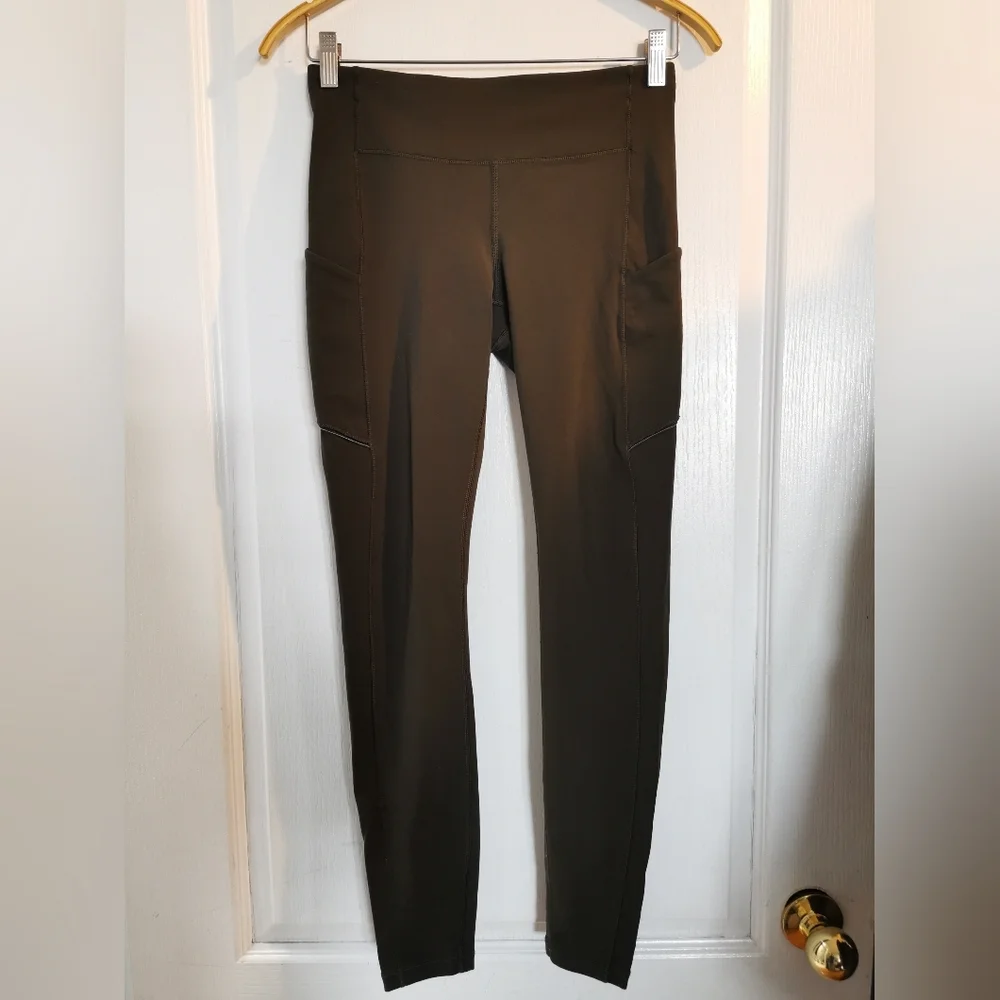 Lululemon Speed Up Tight DWR 28"Dark Olive size 6 - Picture 5 of 11